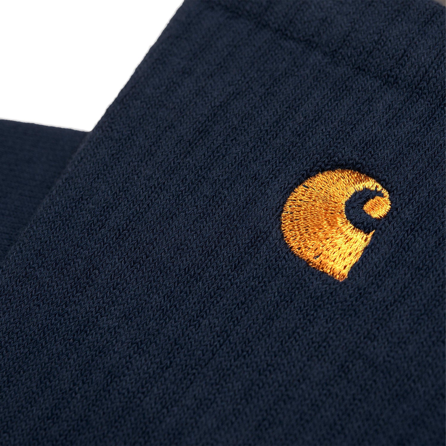 Carhartt Chase Socks - Dark Navy / Gold - Stencil