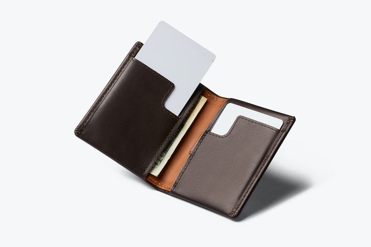 Bellroy Slim Sleeve Java Caramel - Stencil