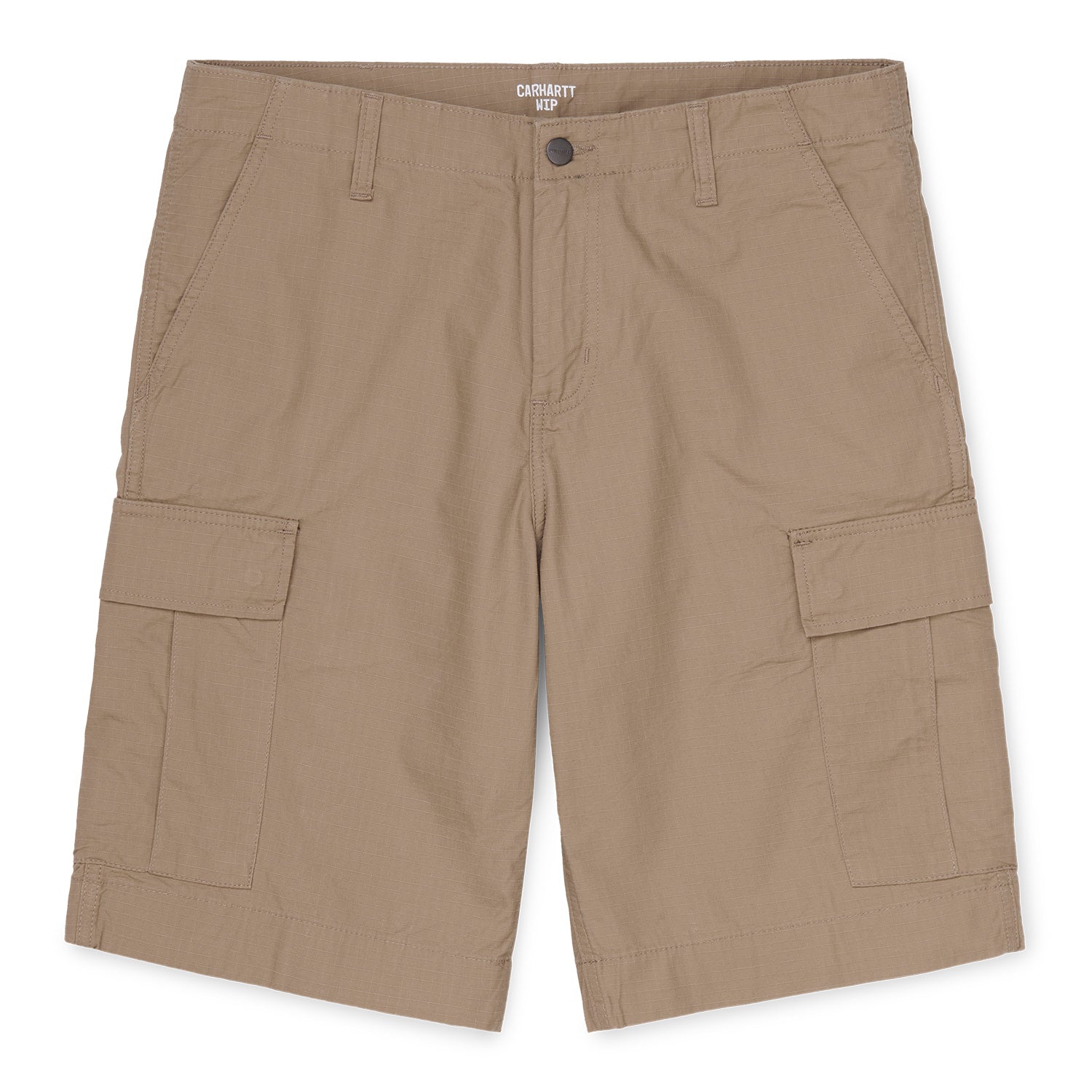 Carhartt Regular Cargo Shorts - Leather Rinsed - Stencil