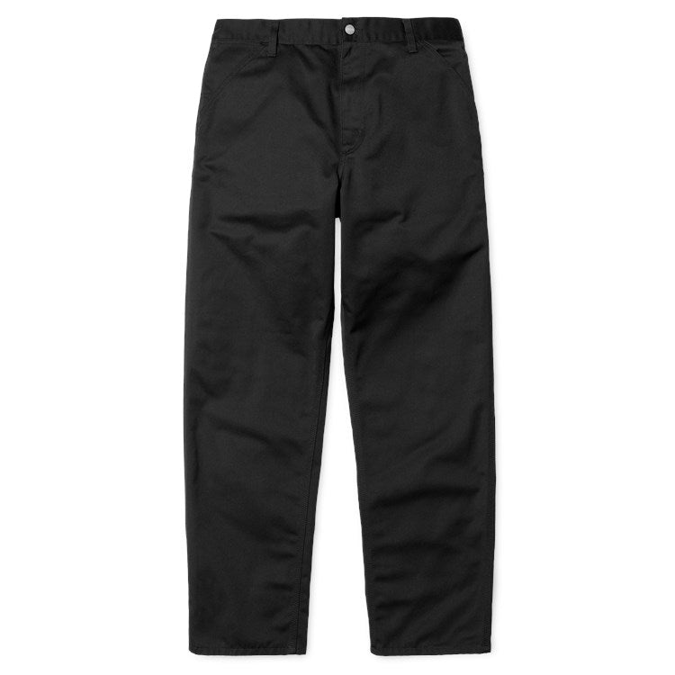 Carhartt Simple Pants - Black Rinsed (8.oz) - Stencil