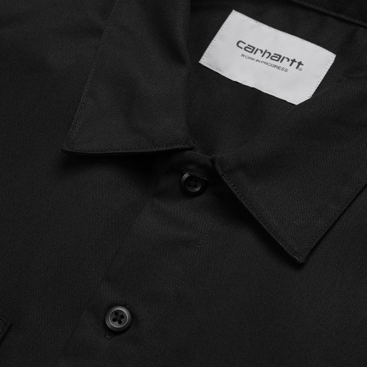 Carhartt L/S Master Shirt - Black - Stencil
