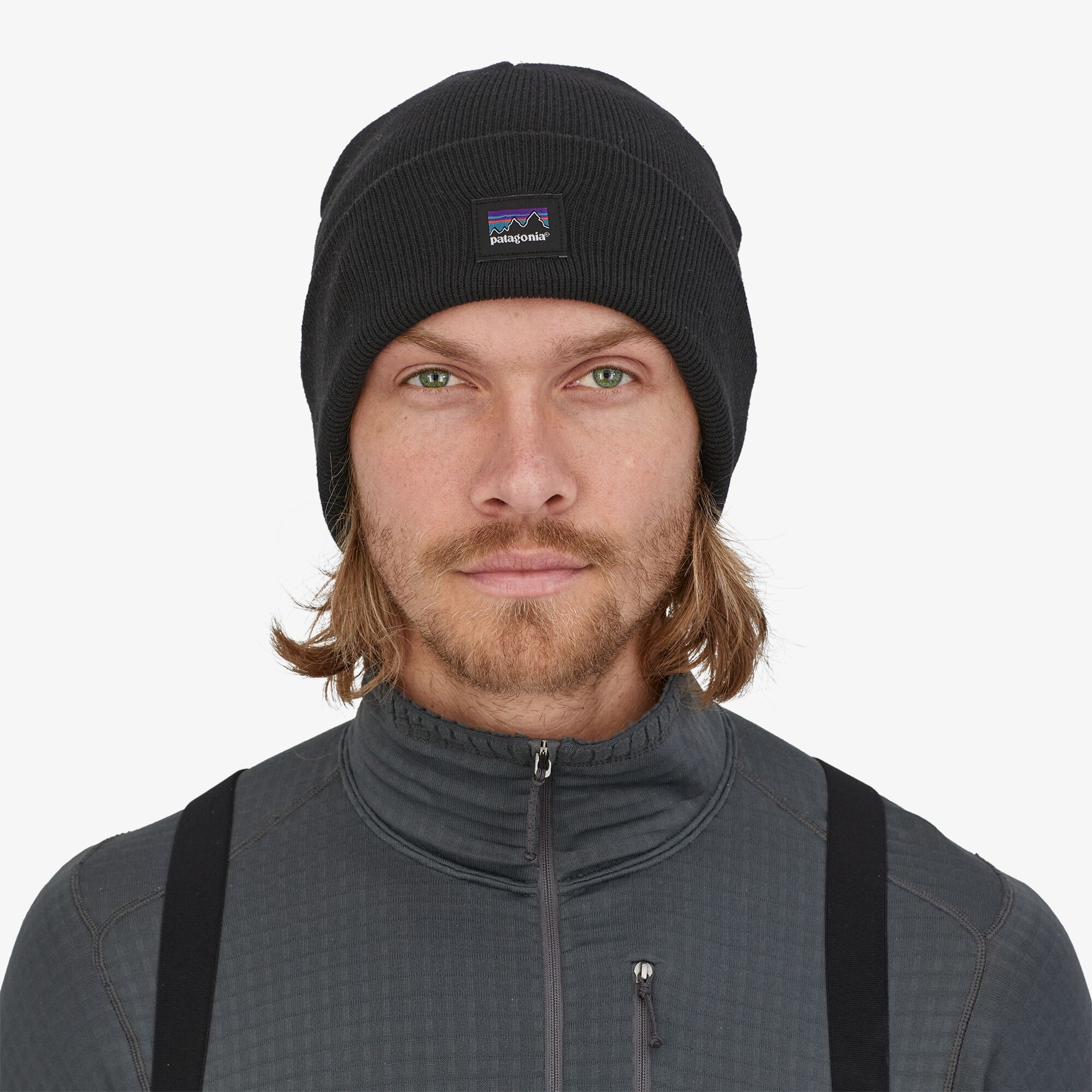 Patagonia Everyday Beanie - Black - Stencil