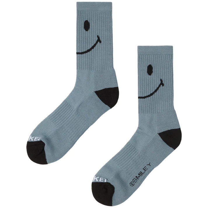 Market Smiley Oversized Socks - Diver