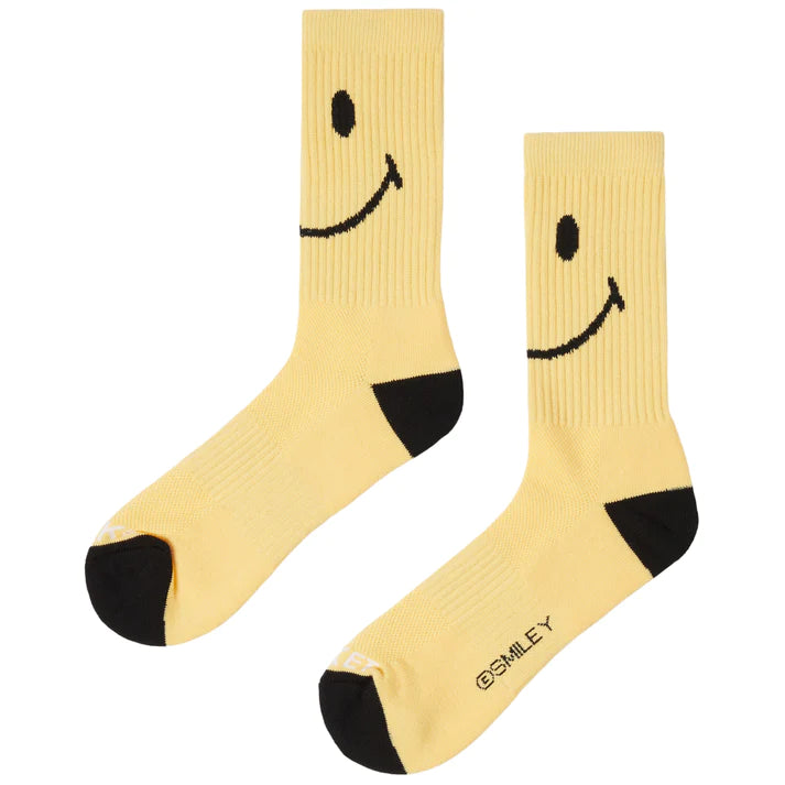 Market Smiley Oversized Socks - Sunshine