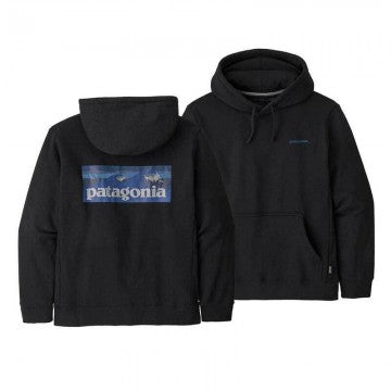 Patagonia Boardshort Logo Uprisal Hood  - Ink Black - Stencil