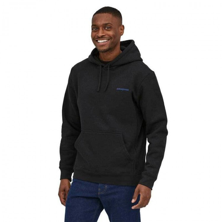 Patagonia Boardshort Logo Uprisal Hood  - Ink Black - Stencil