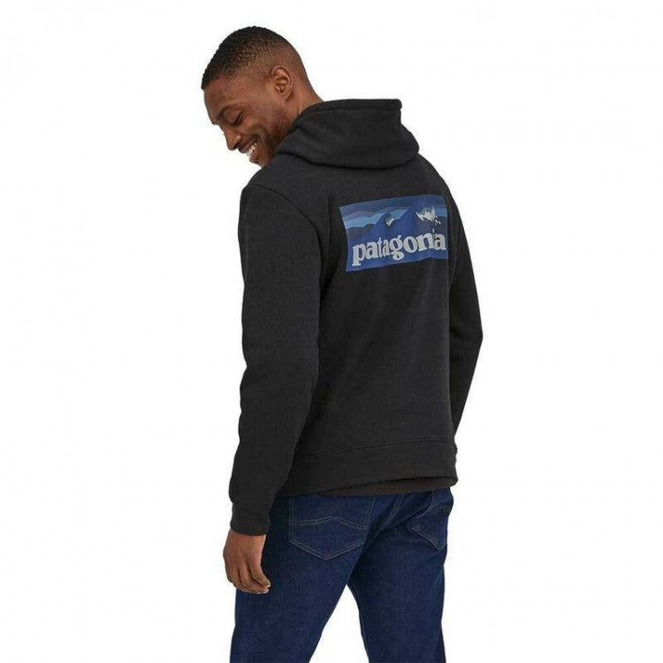 Patagonia Boardshort Logo Uprisal Hood  - Ink Black - Stencil