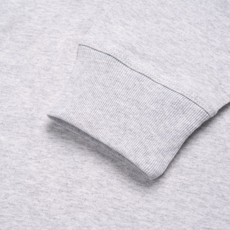 Carhartt L/S American Scrpit T-Shirt - Ash Heather / Gold - Stencil