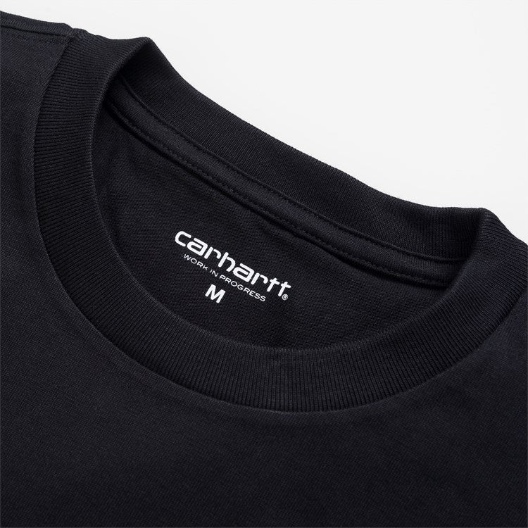 Carhartt Short Sleeve Chase T Shirt Black/ Gold - Stencil