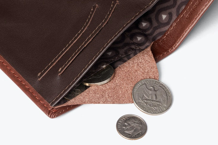 Bellroy Note Sleeve Wallet Cocoa - RFID - Stencil