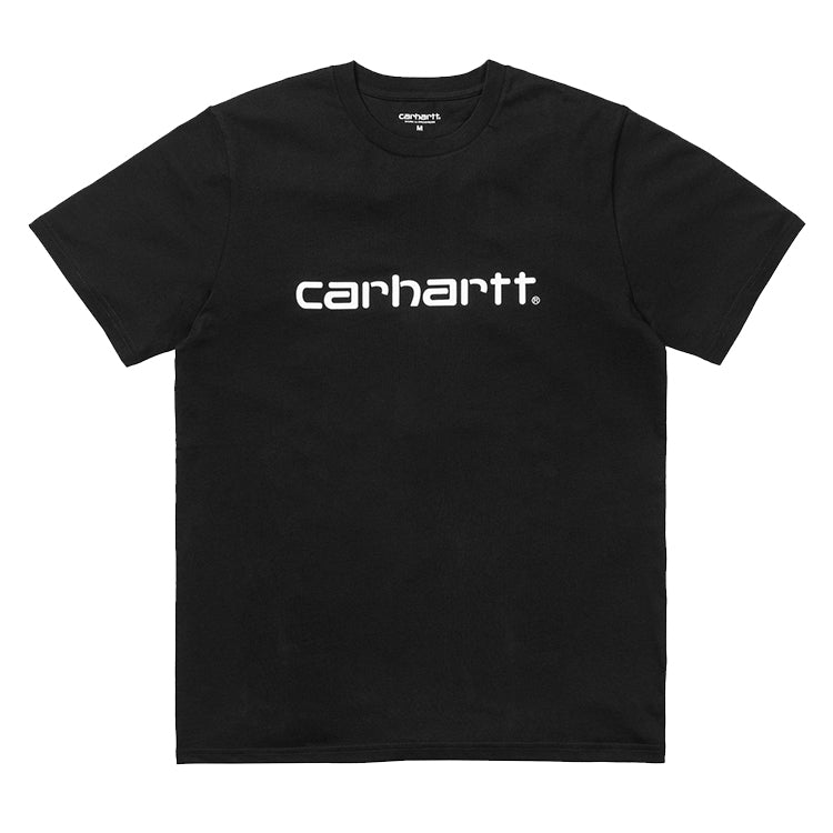 Carhartt S/S Script T-Shirt - Black / White