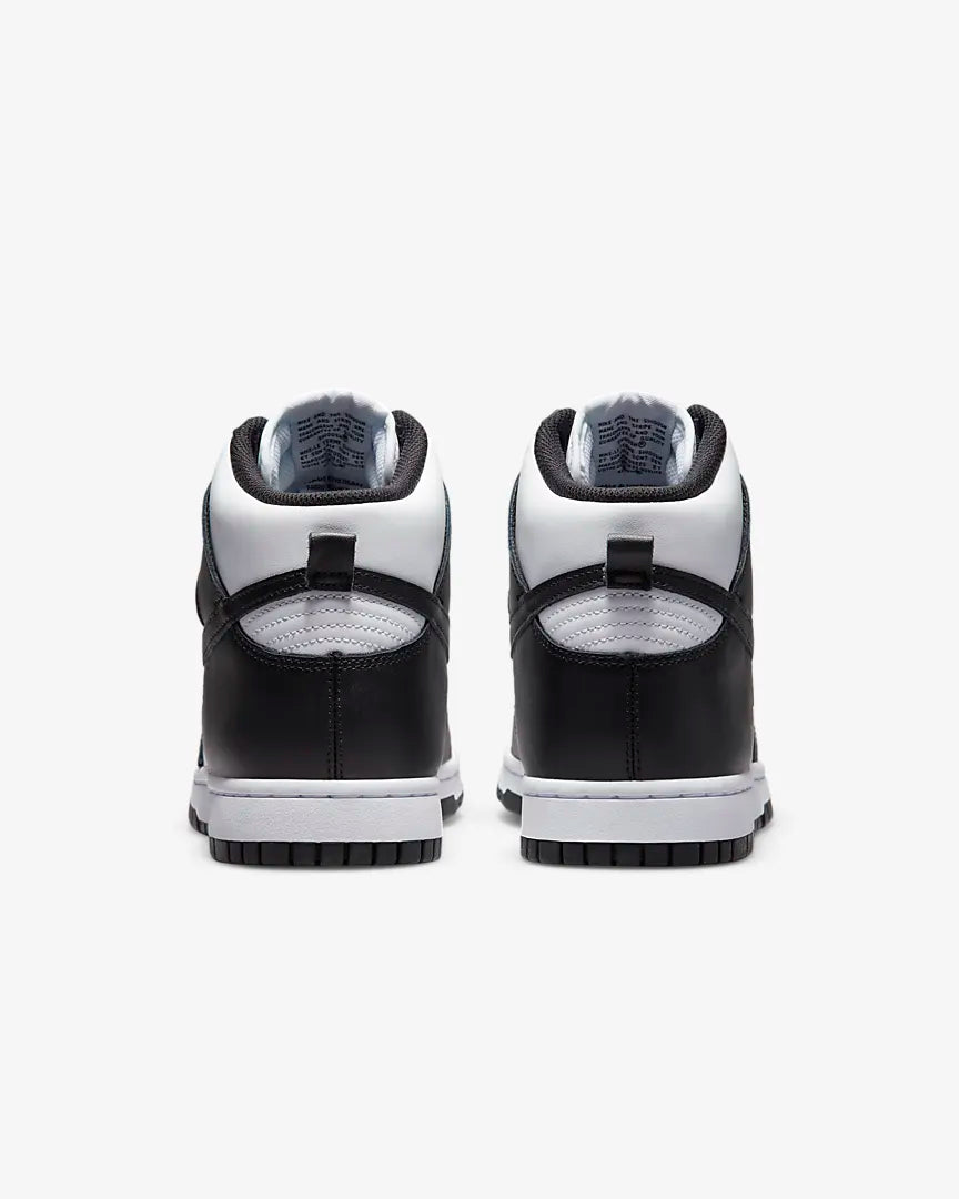 Nike Dunk Hi Retro - Black / White / Total Orange - Stencil