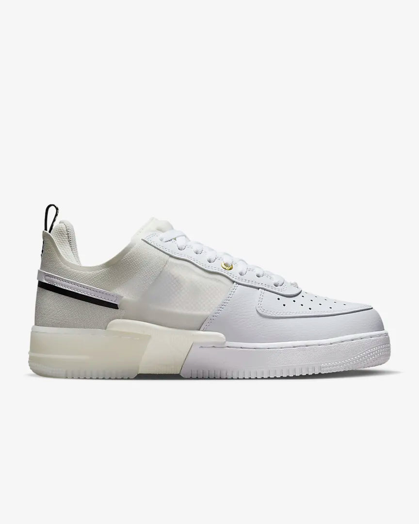 Nike Air Force 1 React White/Sail/Black/White - Stencil