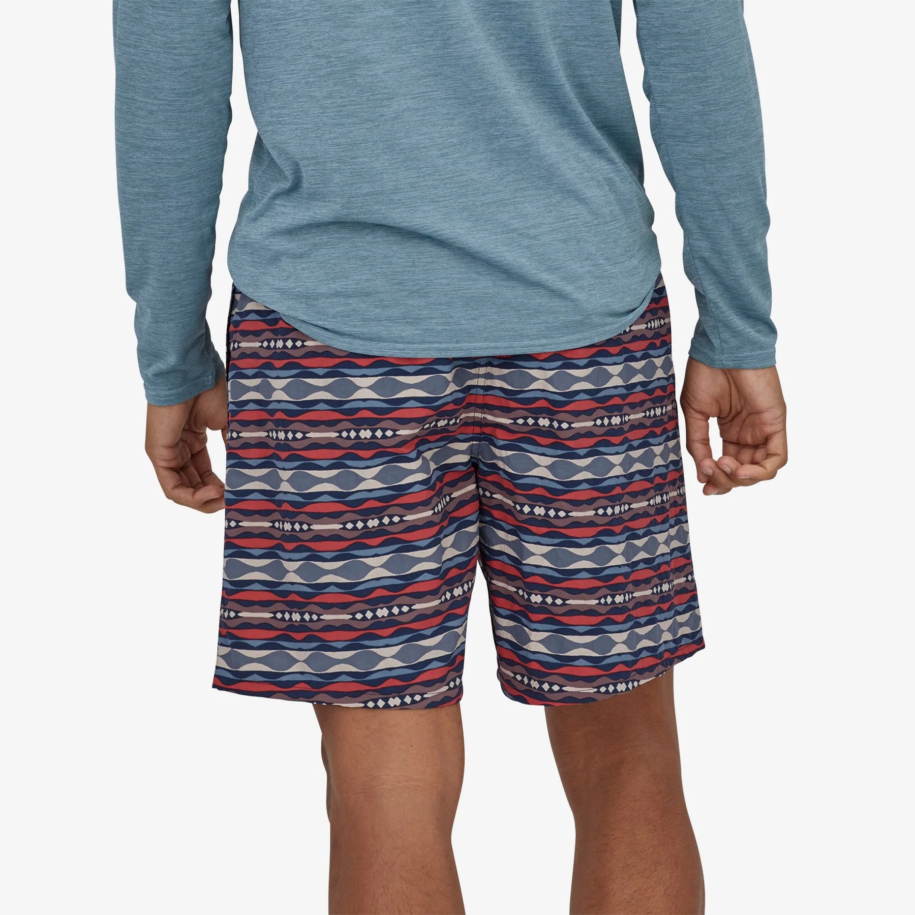 Patagonia Men's Baggies™ Longs - 7 In. - Coast Highway Multi Sumac Red