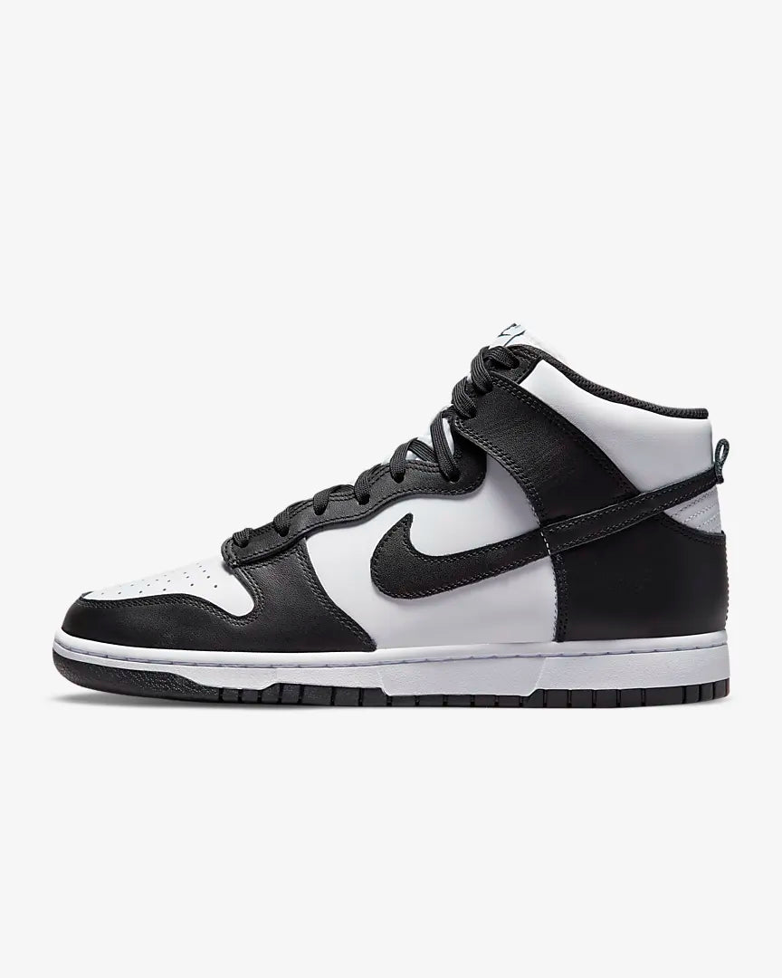 Nike Dunk Hi Retro - Black / White / Total Orange - Stencil