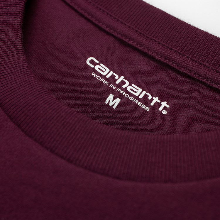Carhartt Short Sleeve Chase T Shirt Merlot/ Gold - Stencil