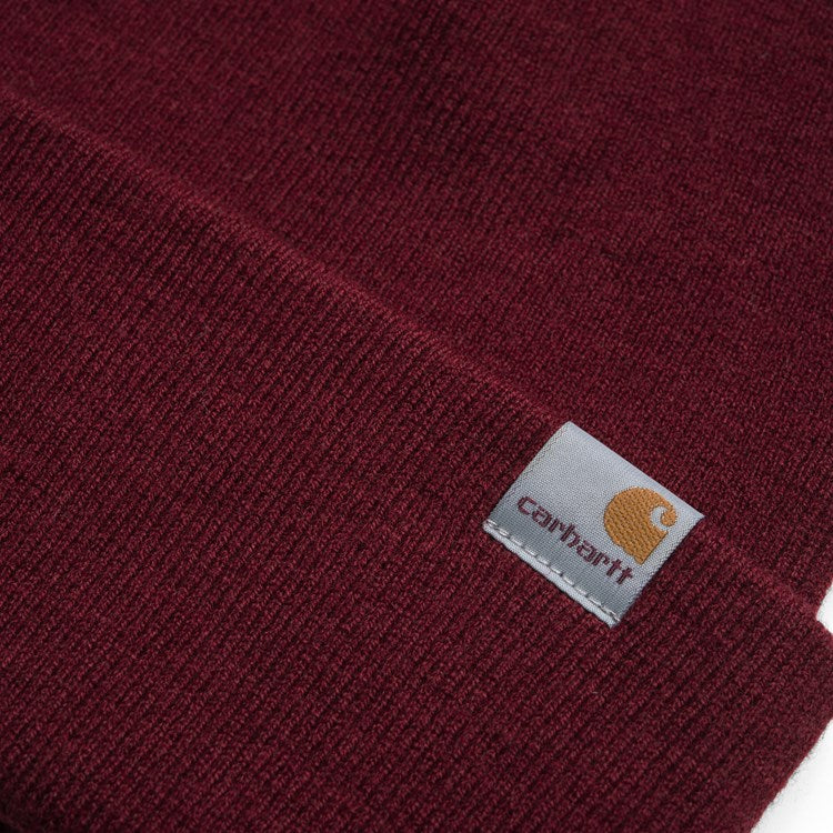 Carhartt Playoff Beanie - Bordeaux - Stencil