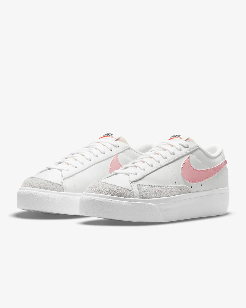 Nike W Blazer Low Platform - White / Pink / Glaze
