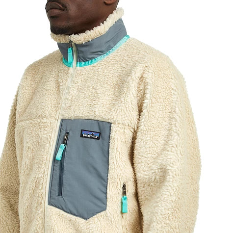 Patagonia Men's Classic Retro-X Jacket - Dark Natural / Plume Grey - Stencil