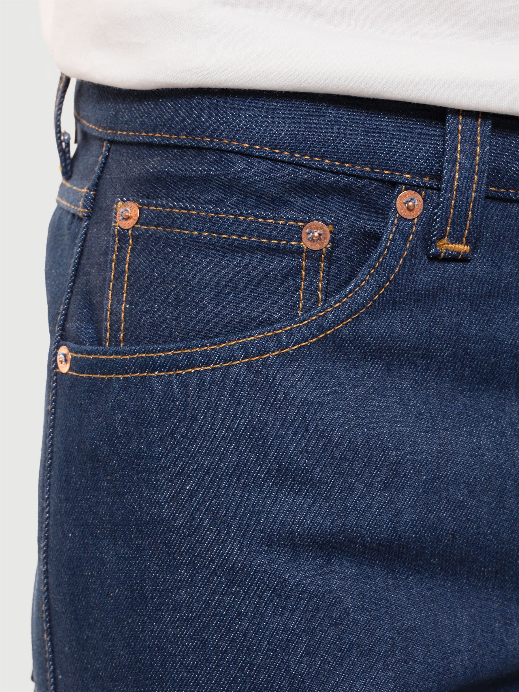Nudie Rad Rufus Dry 70s Blue
