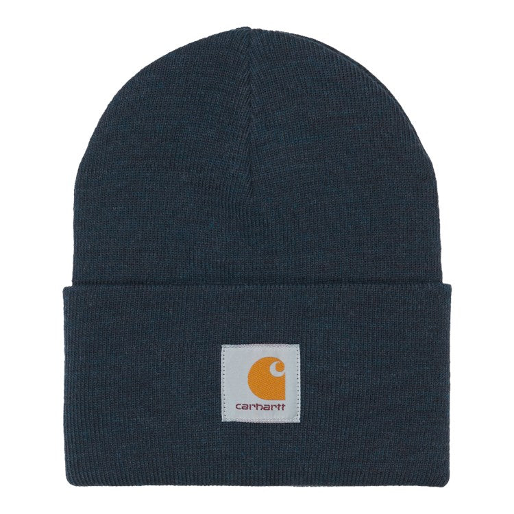 Carhartt Acrylic Watch Hat - Dark Navy Heather - Stencil