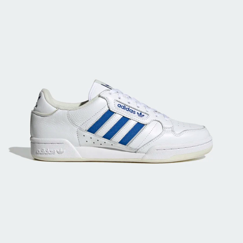 Adidas Continental 80 Stripes  White / Blue / Off White - Stencil