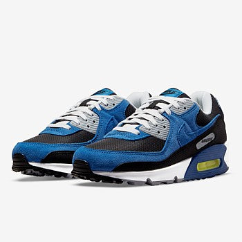 nike air max 90 royal blue and black