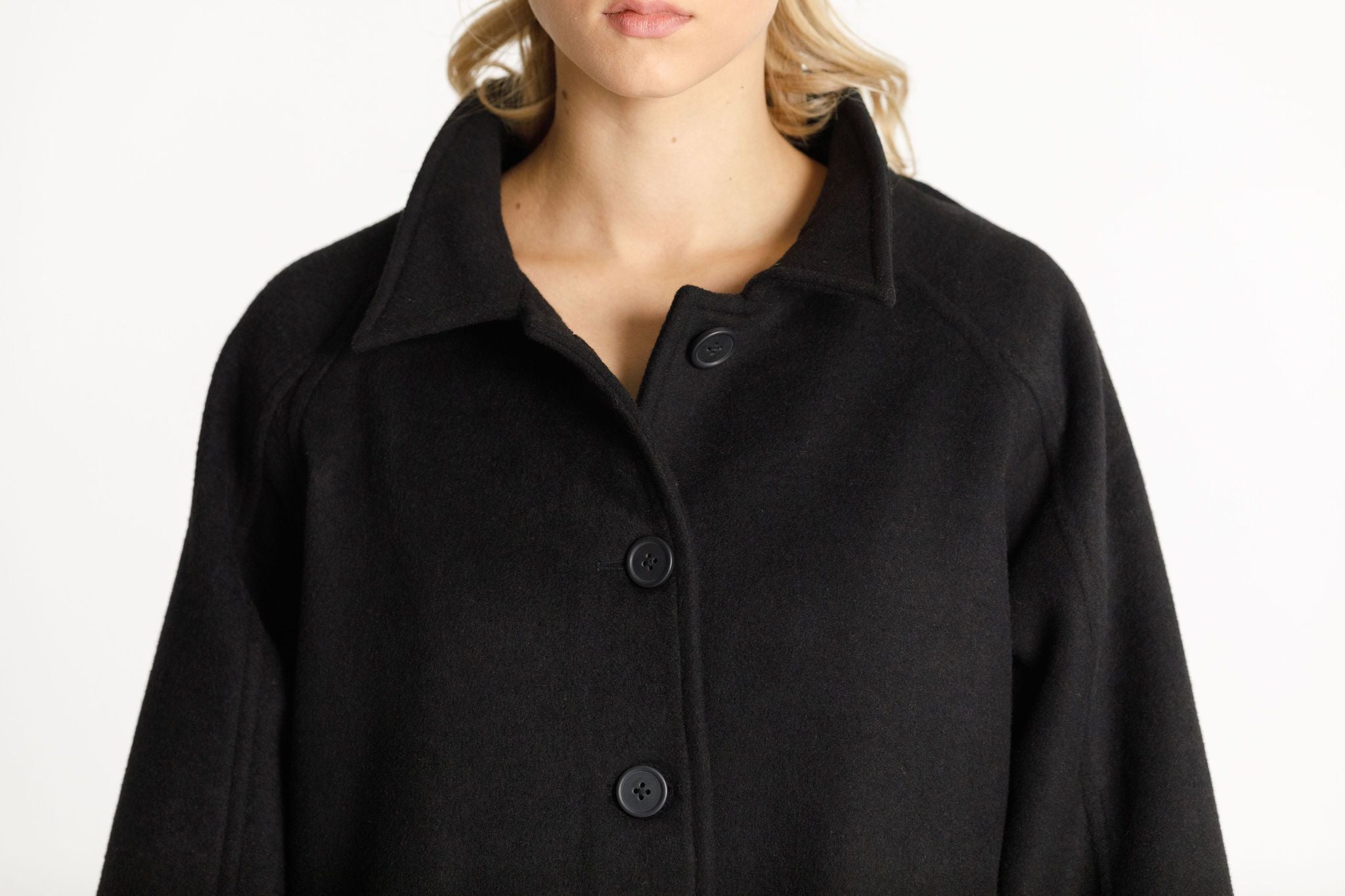 Thing Thing Fifi Coat Black - Stencil
