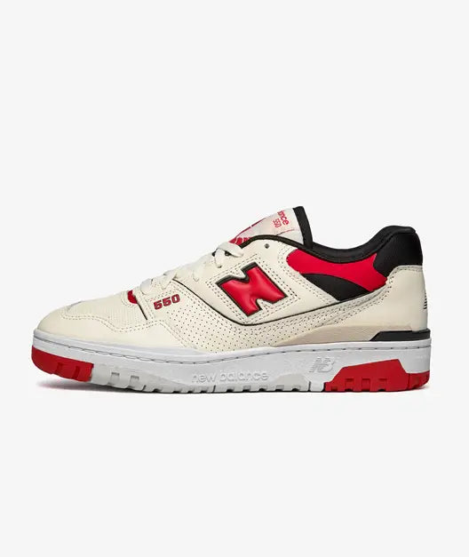 New Balance 550 VTB - Sea Salt / Red - Stencil