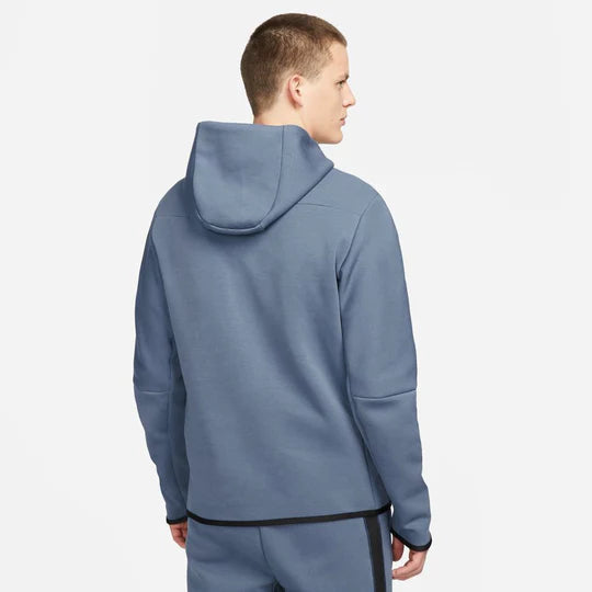 Nike Men's NSW Tech Fleece Hoodie Diffused Blue - Stencil