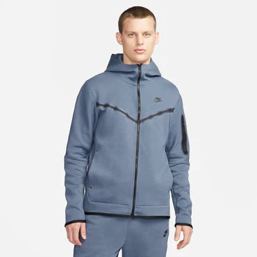 Nike Men's NSW Tech Fleece Hoodie Diffused Blue - Stencil