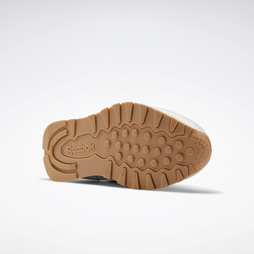 Reebok CL Leather Porcelain / Merlot / Reebok Rubber Gum-04 - Stencil