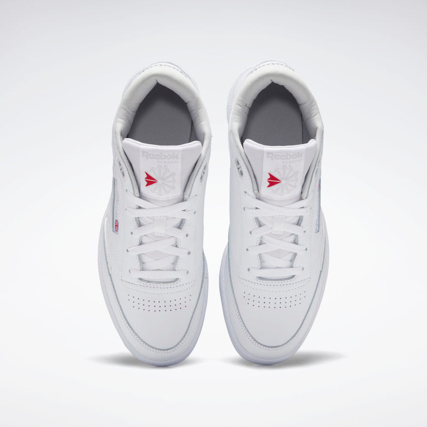 Reebok Club C Mid II White/Grey - Stencil