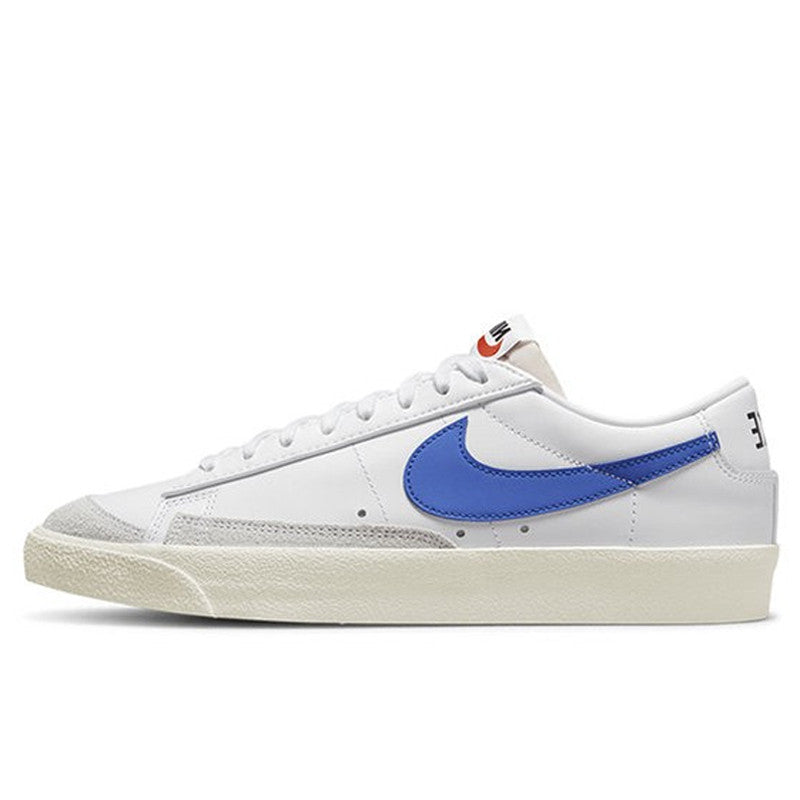 Nike Blazer Low '77 Vintage - White/Medium Blue-Chlorophyll - Stencil