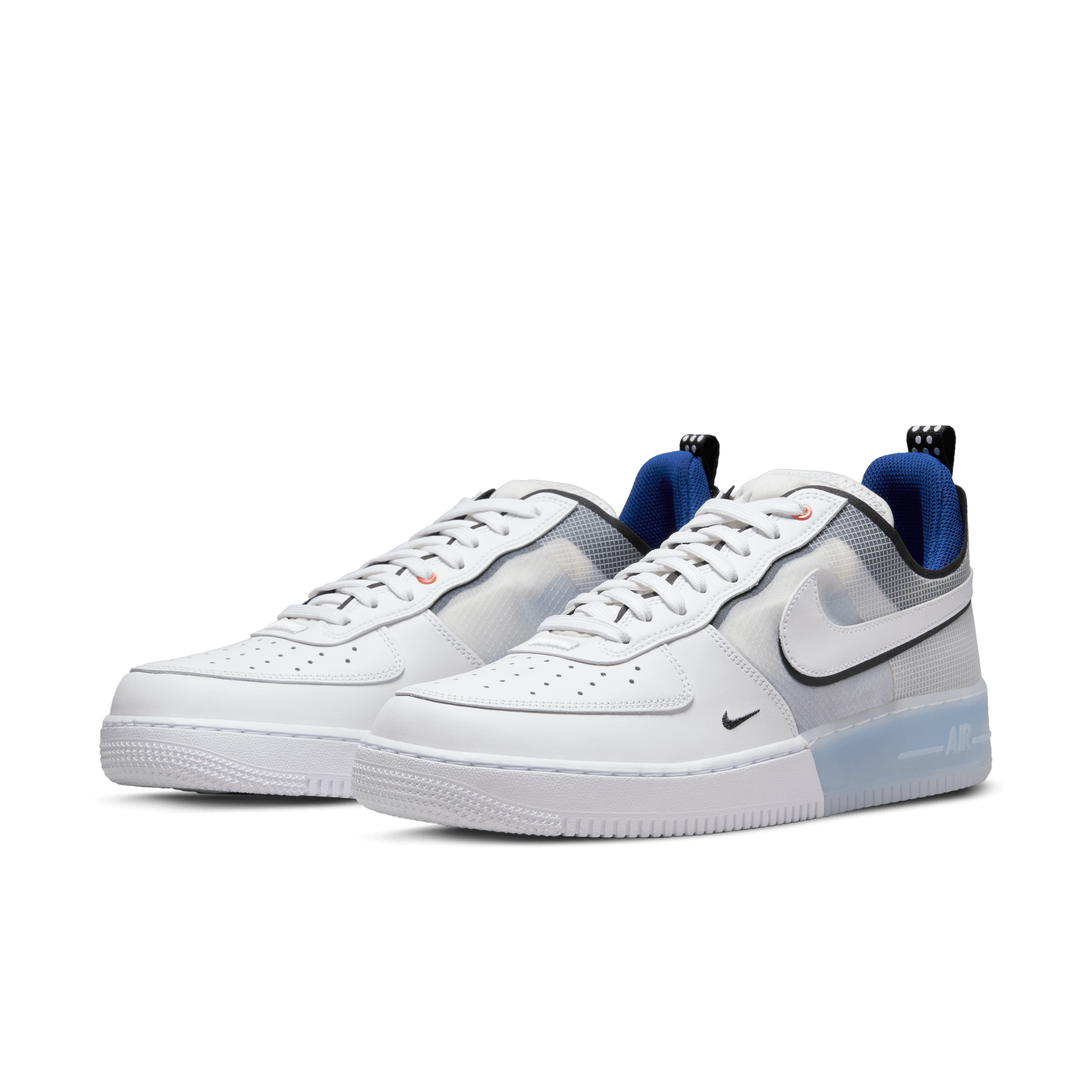 Nike Air Force 1 React White/Photo Blue - Stencil