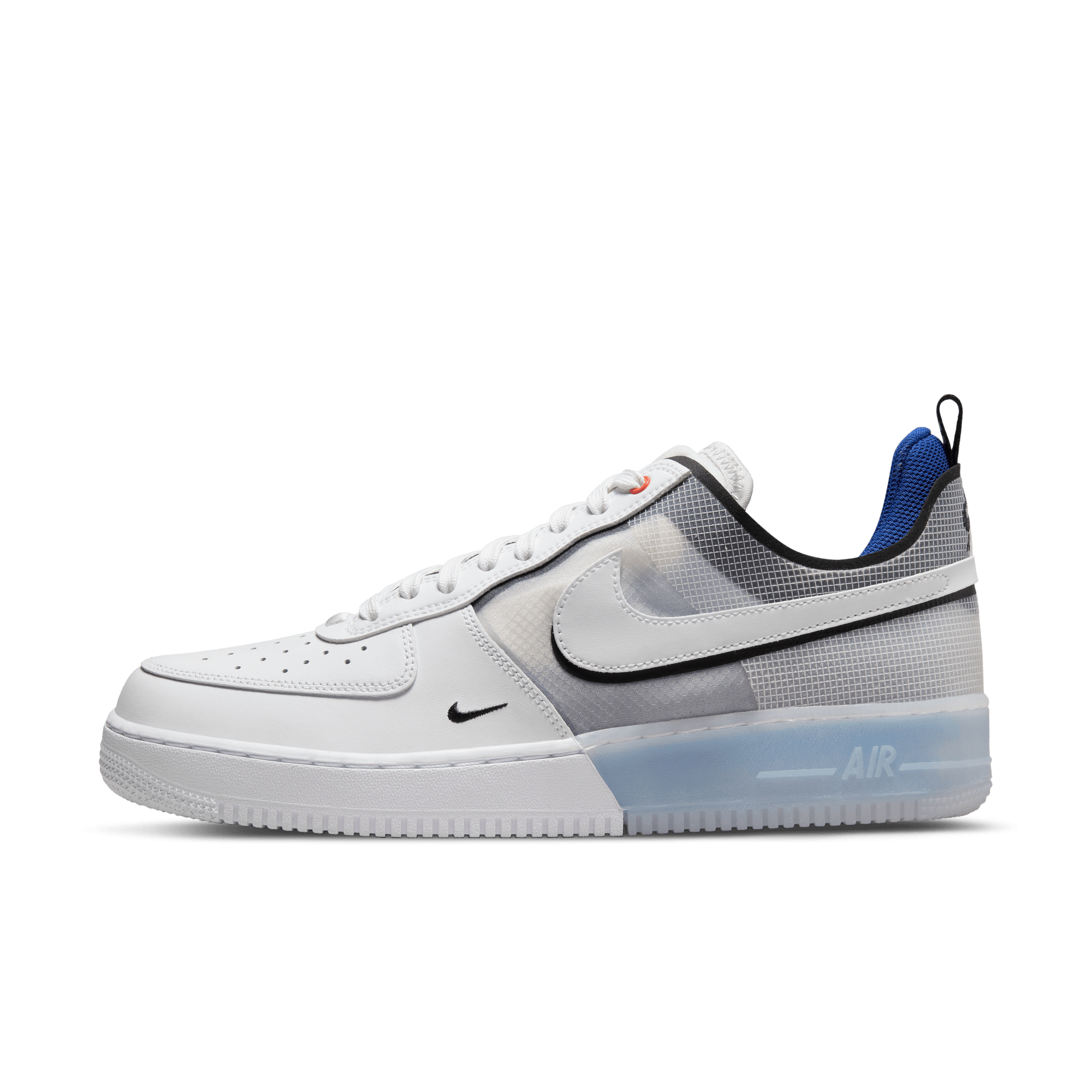 Nike Air Force 1 React White/Photo Blue - Stencil