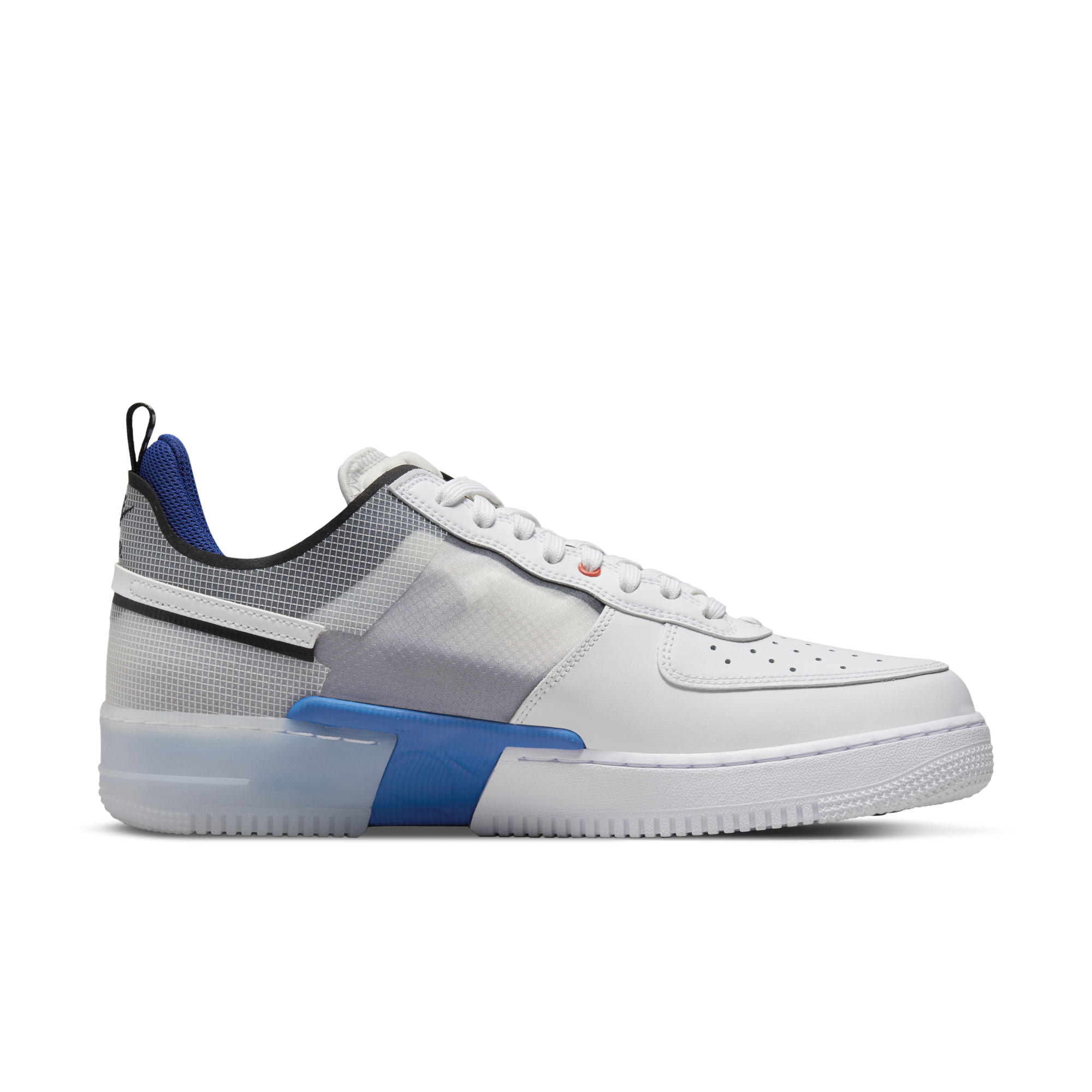 Nike Air Force 1 React White/Photo Blue - Stencil