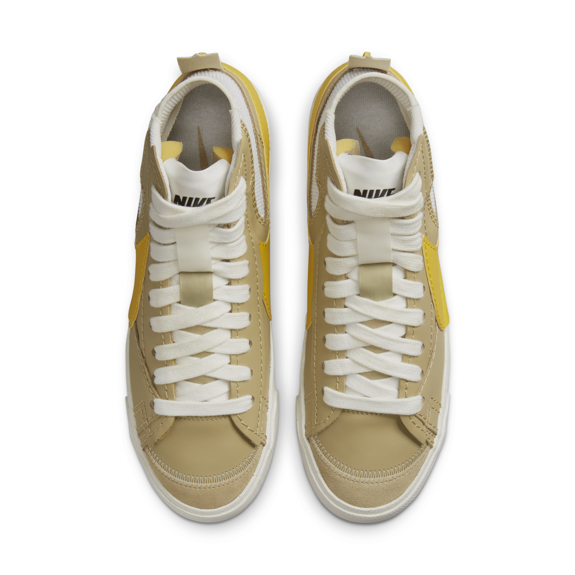 Nike Blazer Mid '77 Jumbo - Wheat Grass / Wind Sulfur / Sail - Stencil