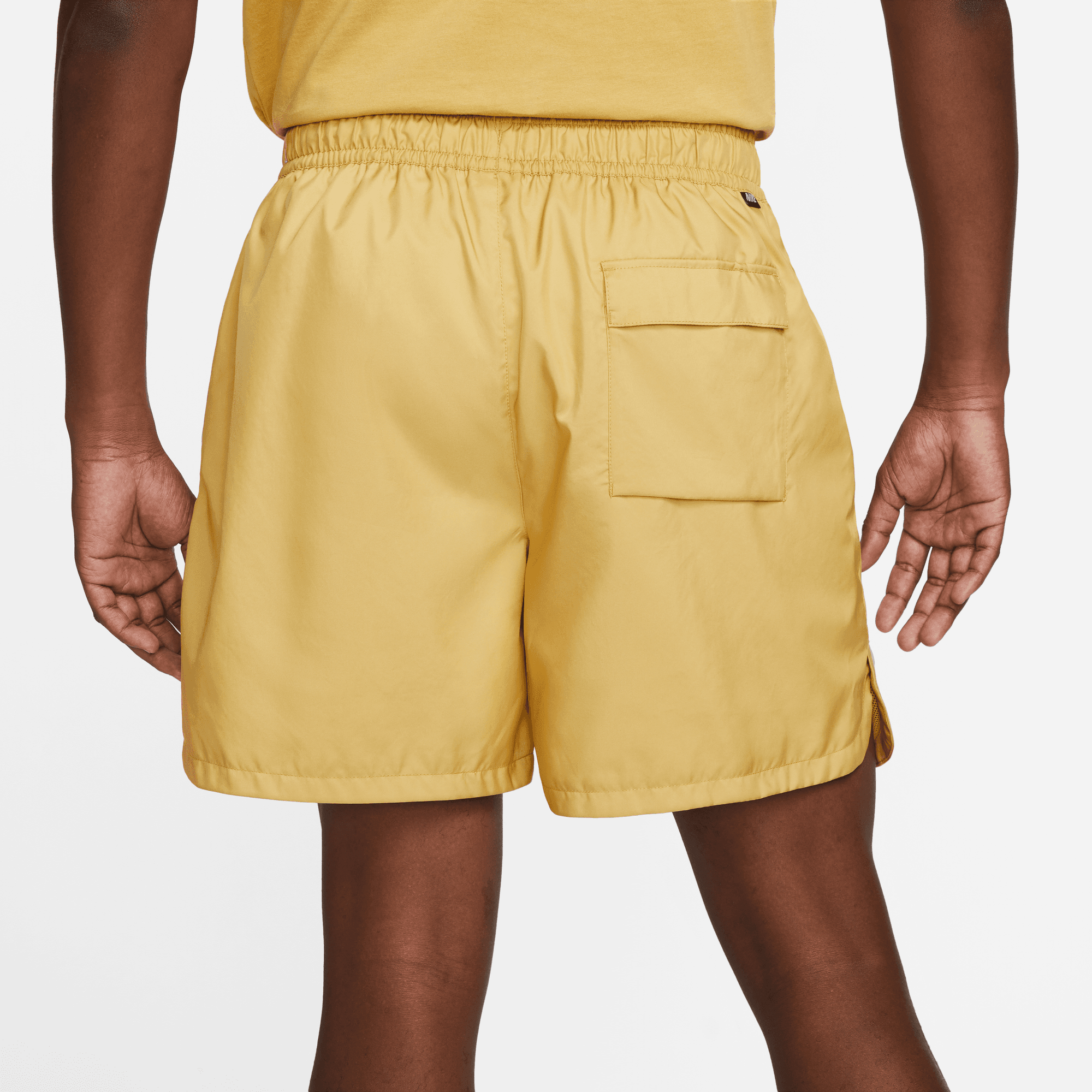 Nike NSW Club Flow Short - Gold - Stencil