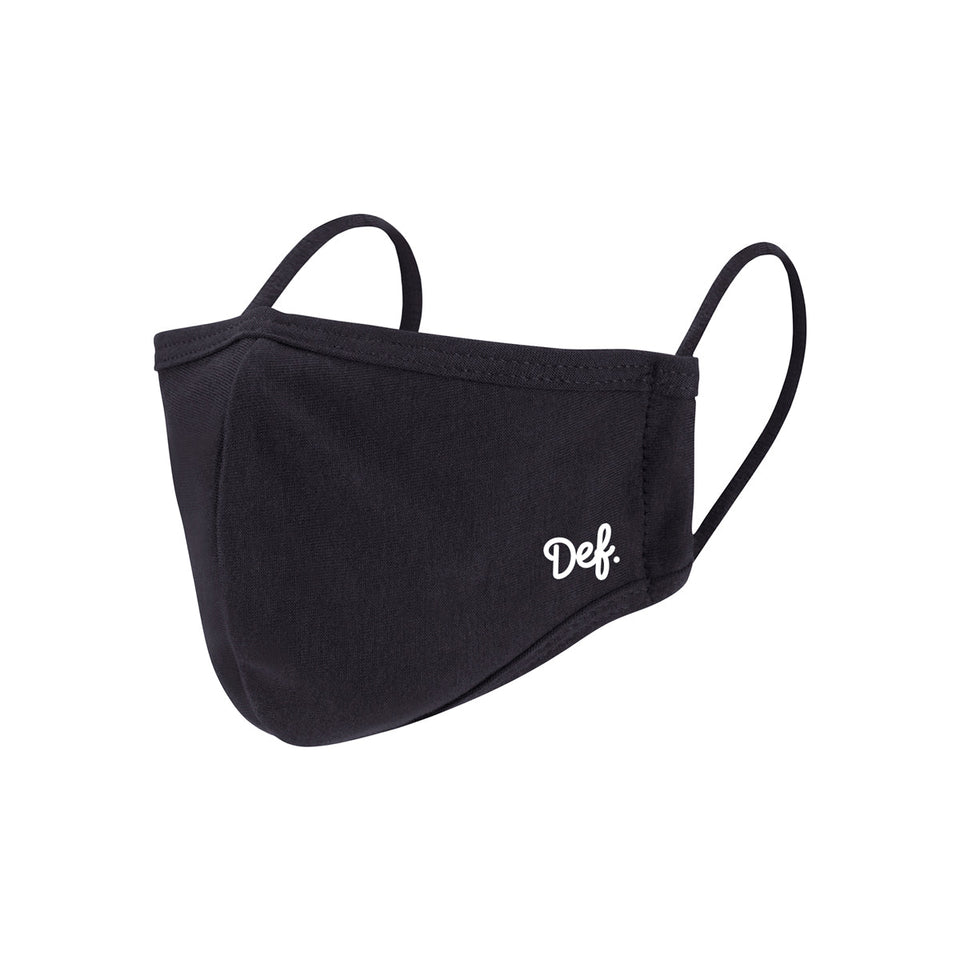 Def Pip Re-Usable Face Mask Black