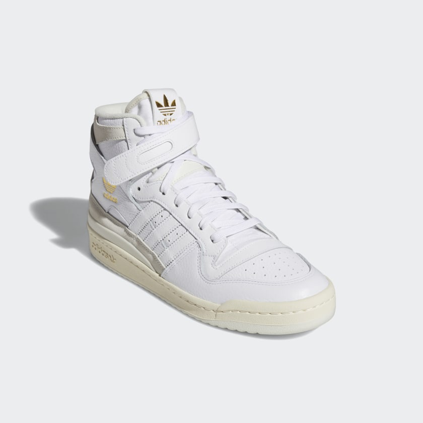 Adidas Forum 84 High - Cloud White / White Tint / Glory Green - Stencil