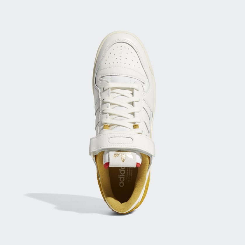 Adidas Forum 84 Low - Cream White / Victory Gold / Red - Stencil
