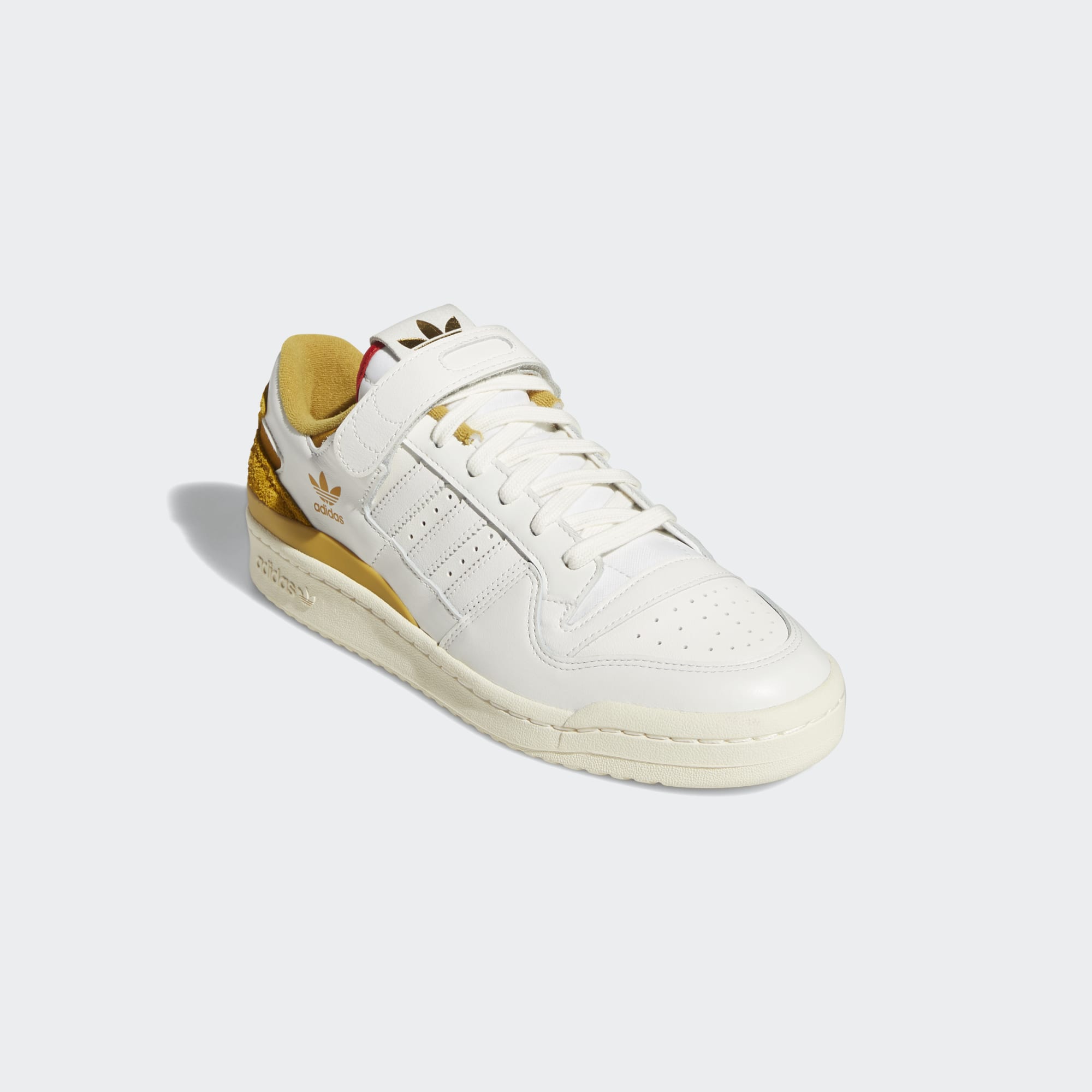 Adidas Forum 84 Low - Cream White / Victory Gold / Red - Stencil