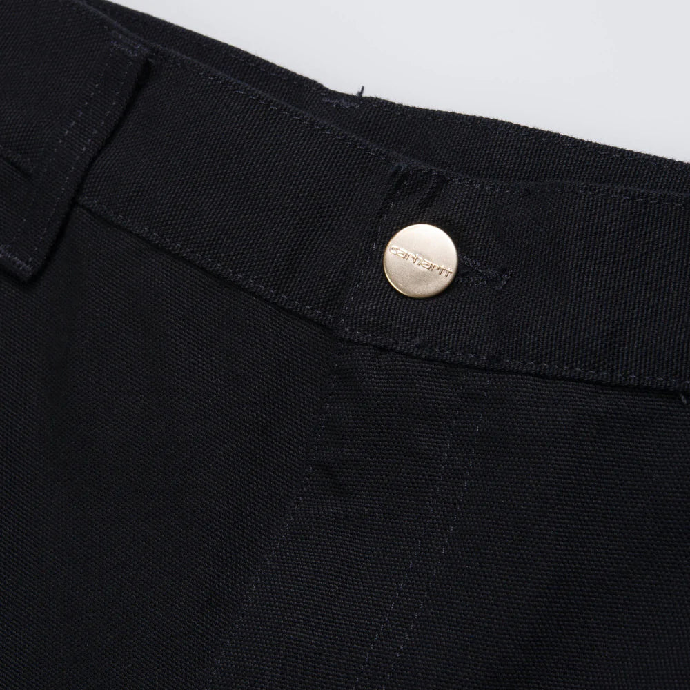 Carhartt Single Knee Shorts - Black - Stencil