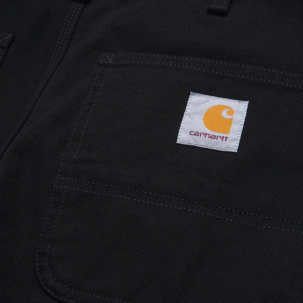 Carhartt Single Knee Shorts - Black - Stencil