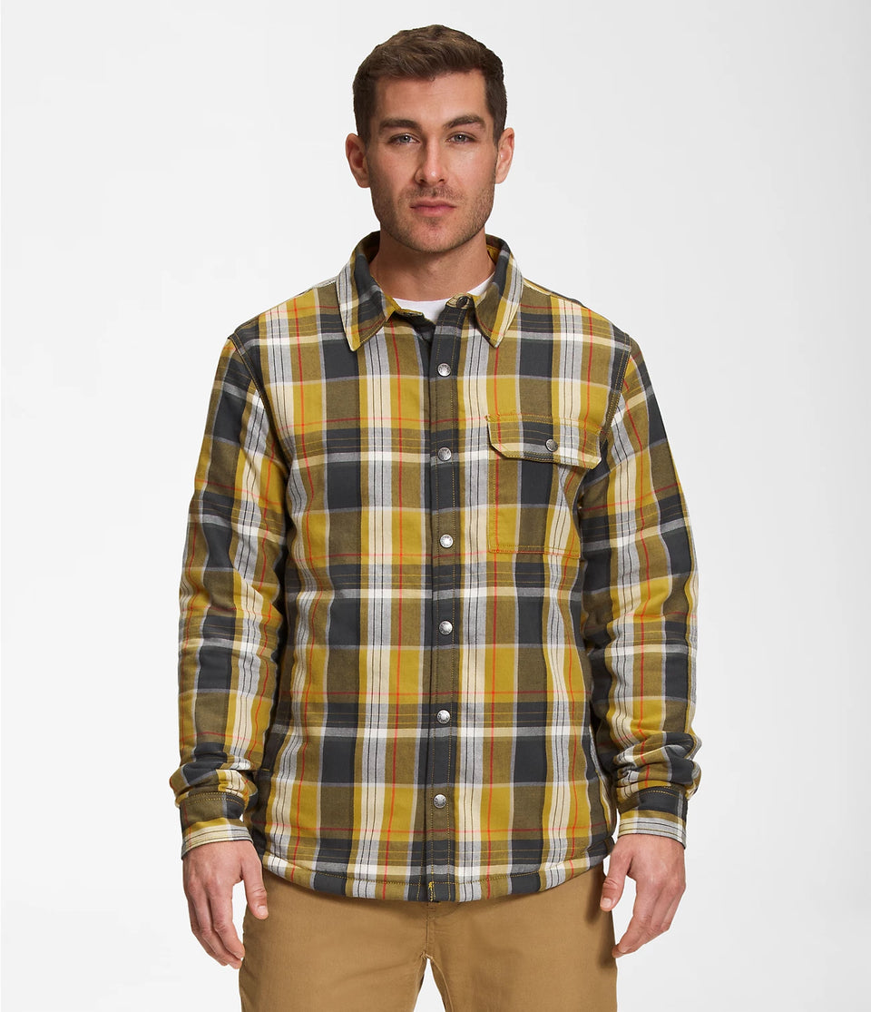 The North Face Campshire Shirt Mineral Gold Large Half Dome Plaid