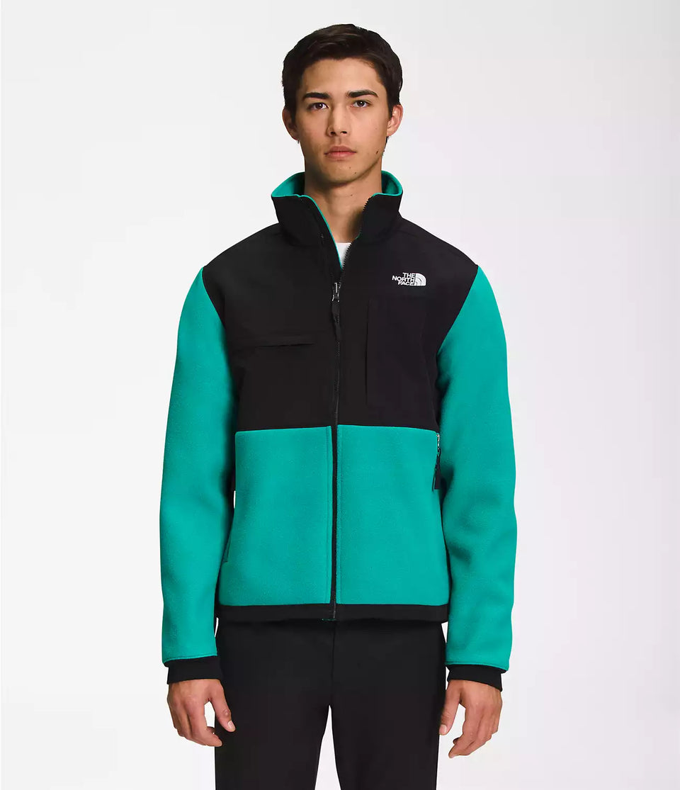The North Face Men s Denali 2 Jacket Porcelain Green Stencil
