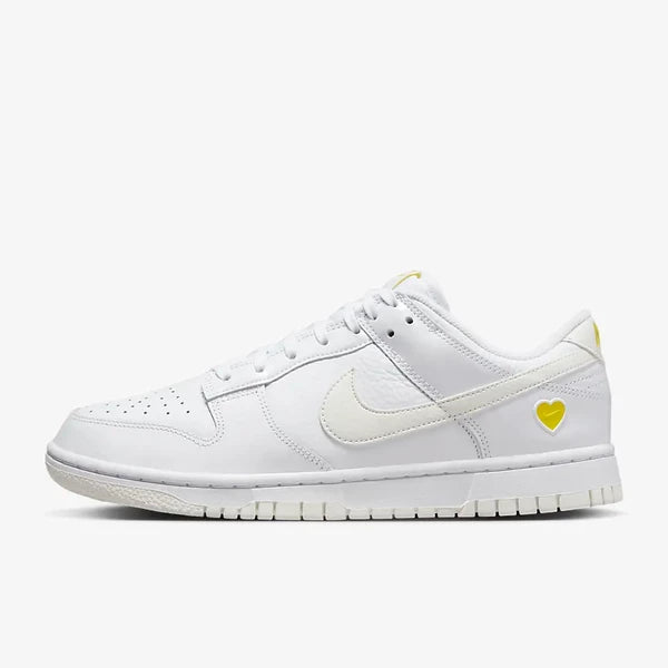 Nike Women's Dunk Low White/Sail-Optic Yellow - Stencil