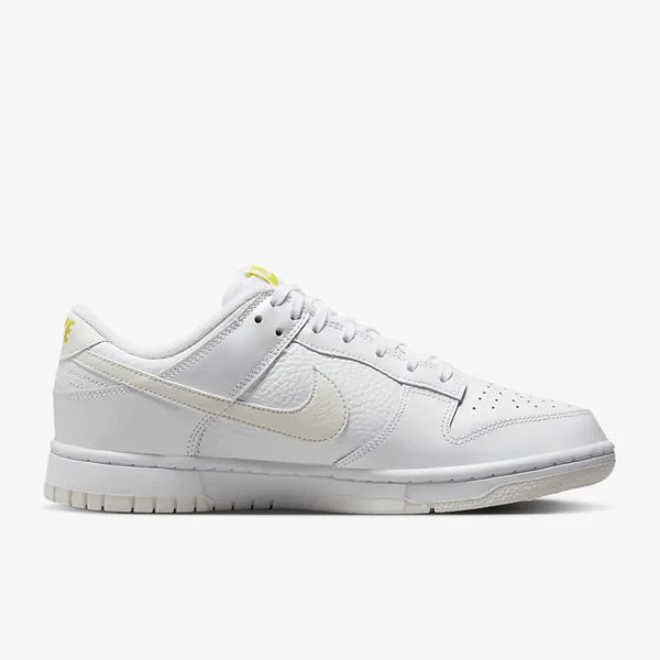 Nike Women's Dunk Low White/Sail-Optic Yellow - Stencil