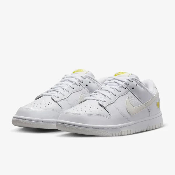 Nike Women's Dunk Low White/Sail-Optic Yellow - Stencil